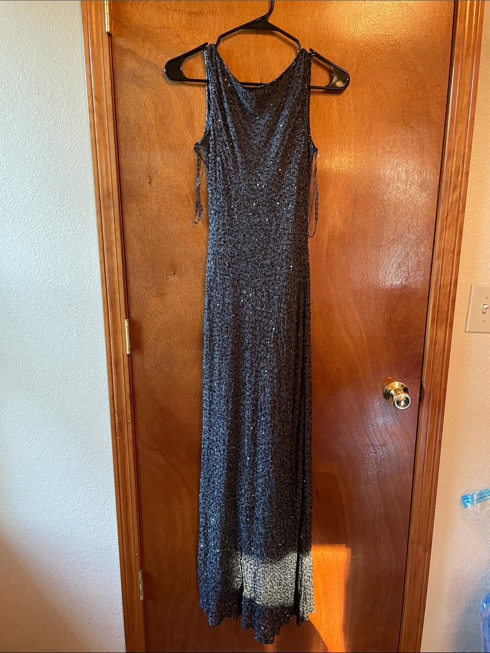Stenay Black Sequin Maxi Dress
